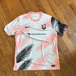Nike Pink and Black Angel City FC Soccer Jersey